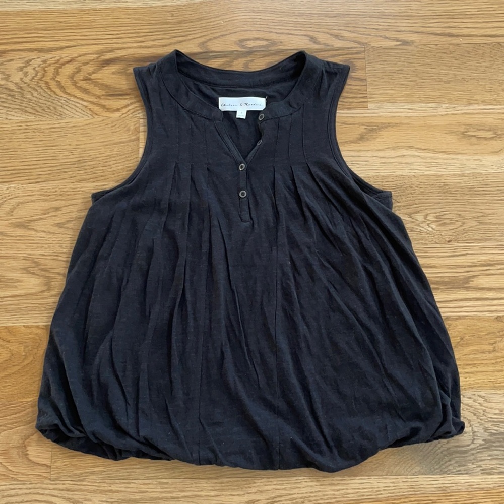 Black tank top